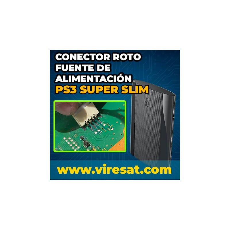 ⚙️ Reparación Conector Fuente de Alimentación PS3 Super Slim | Solución a Problemas de Energía