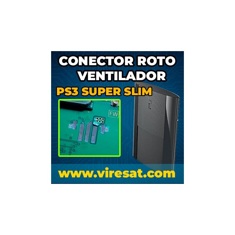 ⚙️ Reparación Conector Ventilador PS3 Super Slim | Solución a Sobrecalentamiento