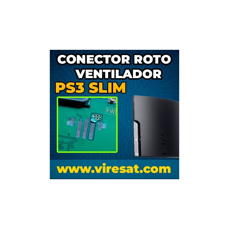 🔧 Reparación Conector Ventilador PS3 Slim | Evita Fallos de Temperatura