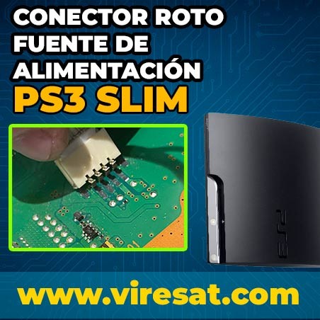 🔋 Reparación Conector Fuente de Alimentación PS3 Slim | Solución a Fallos de Encendido