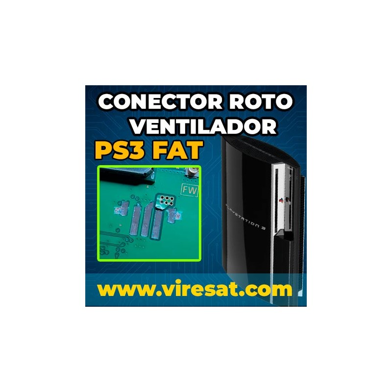 🛠️ Reparación Conector Ventilador PS3 Fat | Evita Sobrecalentamiento