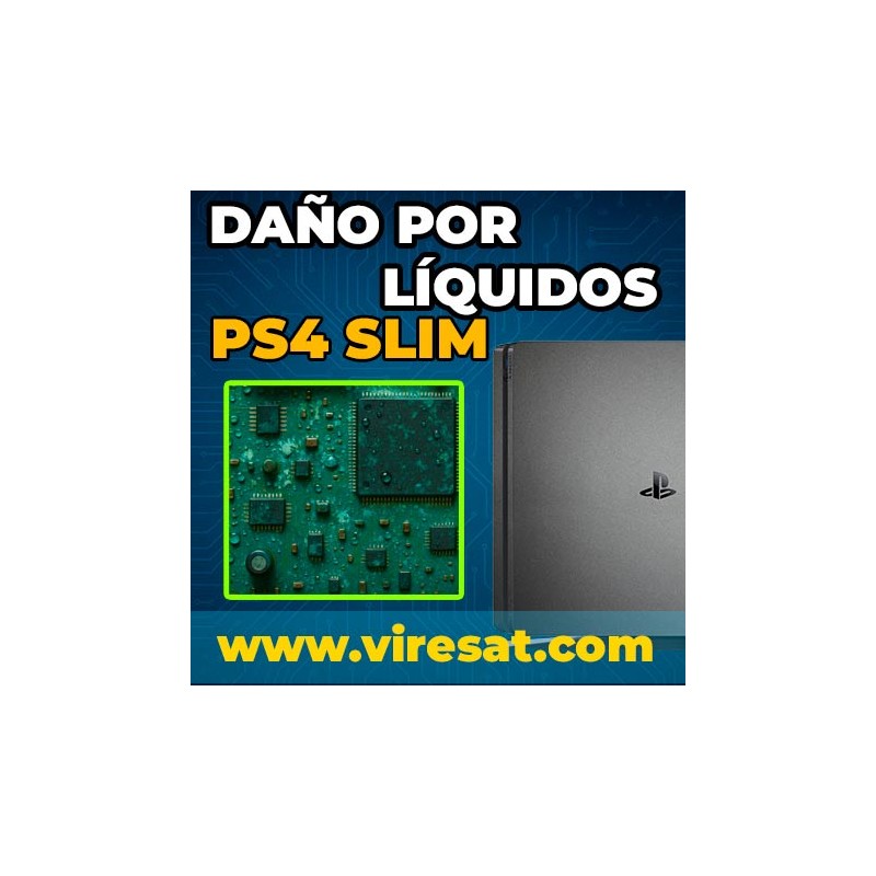 💧 Reparar PS4 Slim por Líquido o Humedad | Limpieza y Reparación