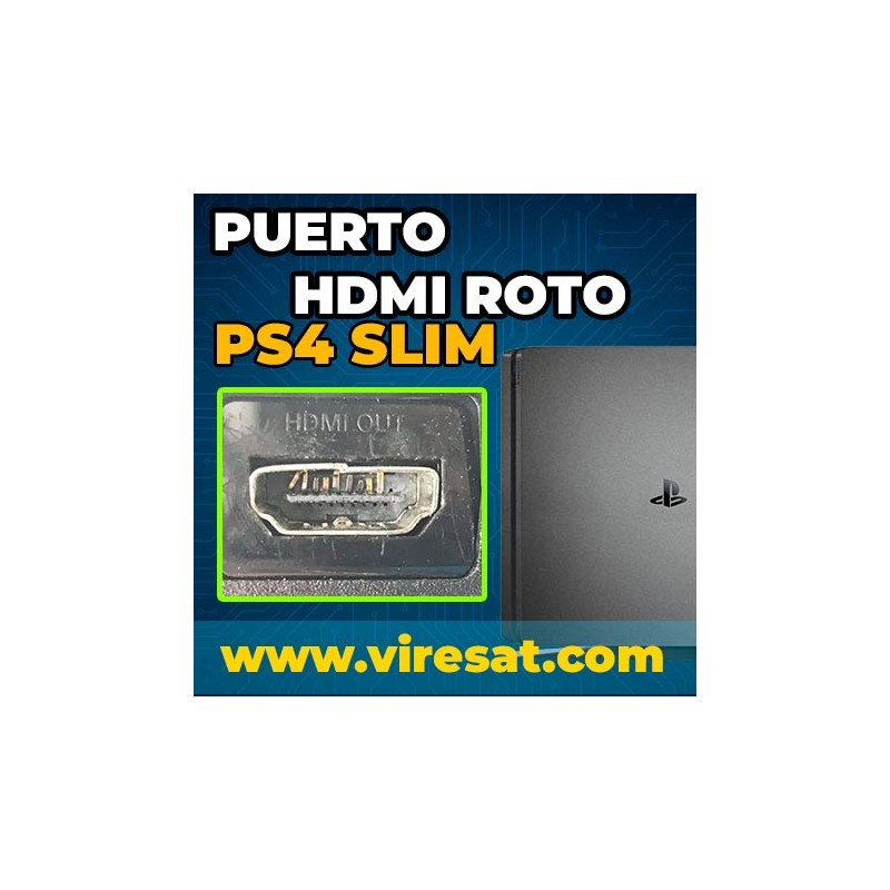 🎮 Reparar Puerto HDMI PS4 Slim | Sin Imagen en Pantalla