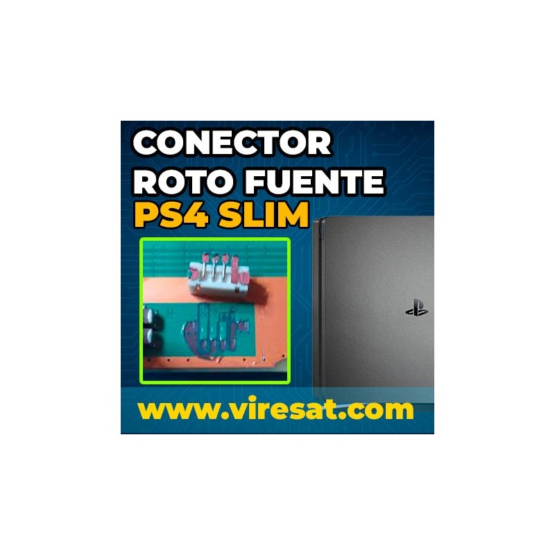 🔌 Reparar Conector Fuente PS4 Slim | pistas rotas