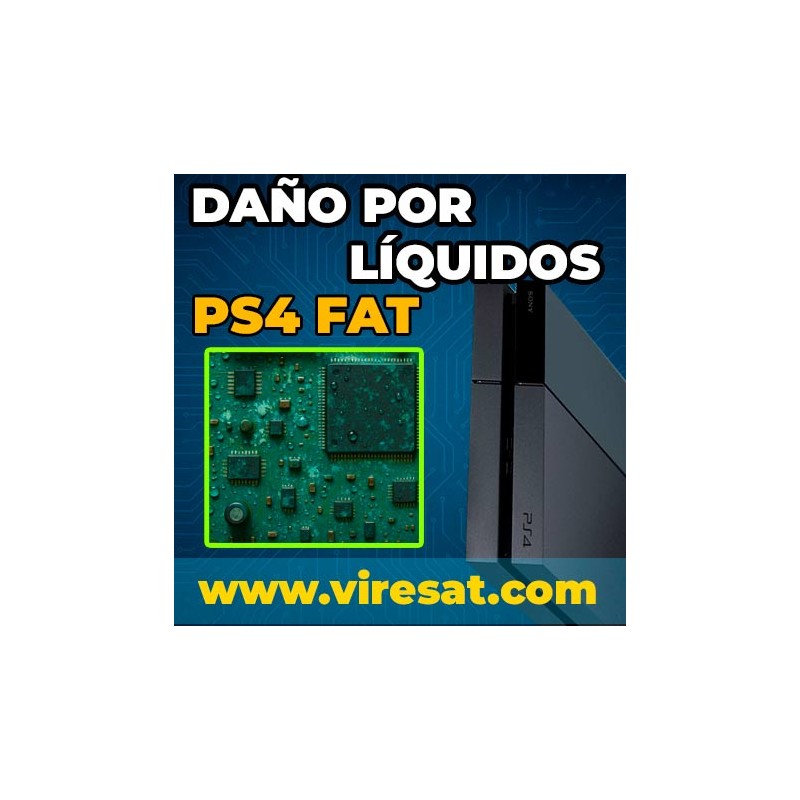 💧 Reparar PS4 Fat por Daños de Líquido o Humedad