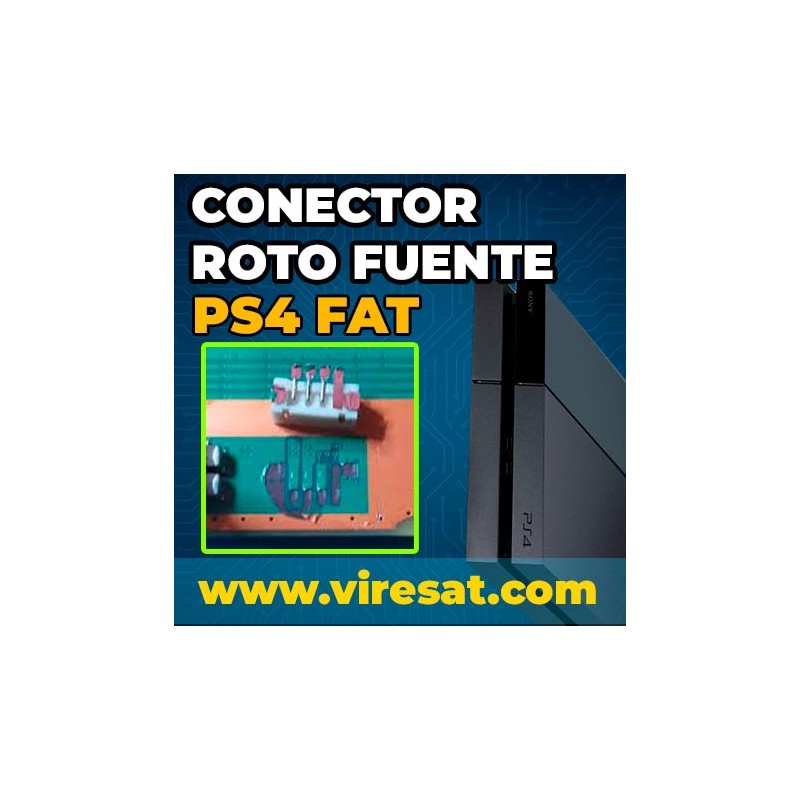 🔌 Reparar Conector Fuente PS4 Fat | pistas rotas arrancadas