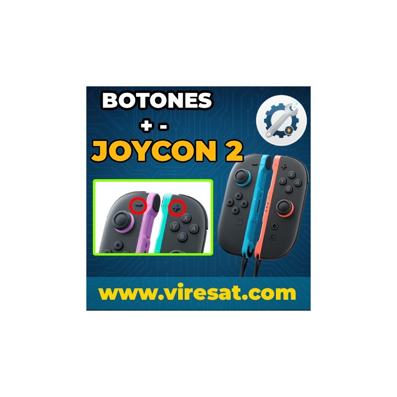 🎮 Reparar Joy-Con Nintendo Switch 2 | Botón + / - no funciona