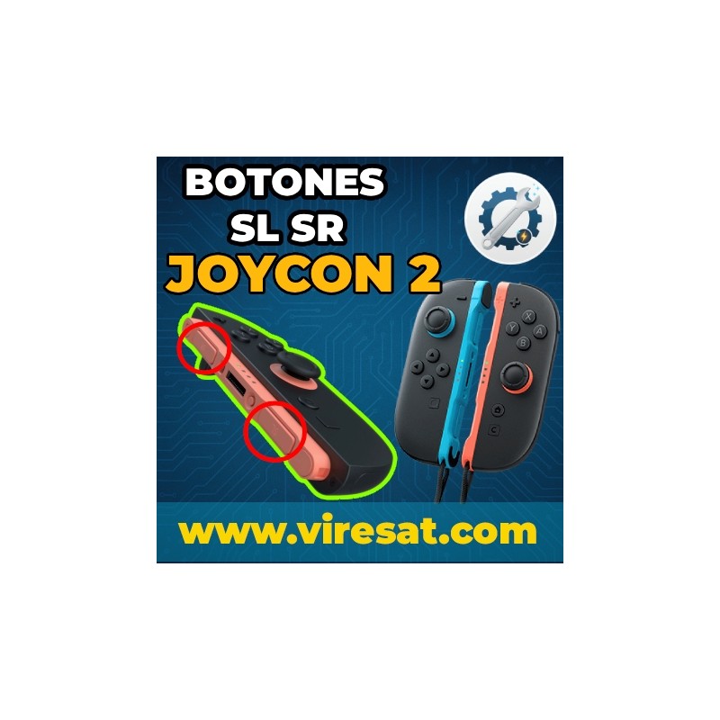 🎮 Reparar Joy-Con Nintendo Switch 2 | Botón SL / SR no funciona