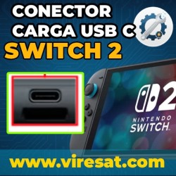 🔌 Reparación Puerto USB-C Nintendo Switch 2 | No Carga o Está Roto
