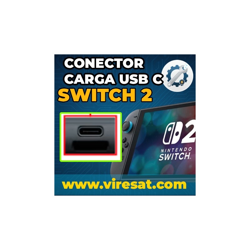 🔌 Reparación Puerto USB-C Nintendo Switch 2 | No Carga o Está Roto