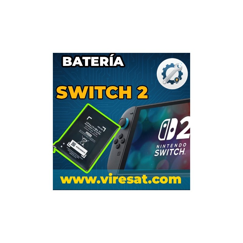 🔋 Cambio de Batería Nintendo Switch 2 | No Carga o Dura Poco