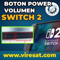 🔘 Reparación Botón Encendido y Volumen Nintendo Switch 2