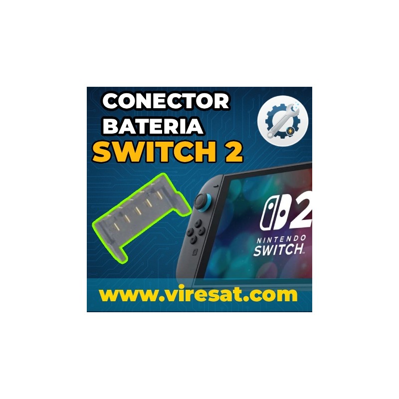 🔋 Reparar Conector Batería Roto Nintendo Switch 2 | Servicio Técnico