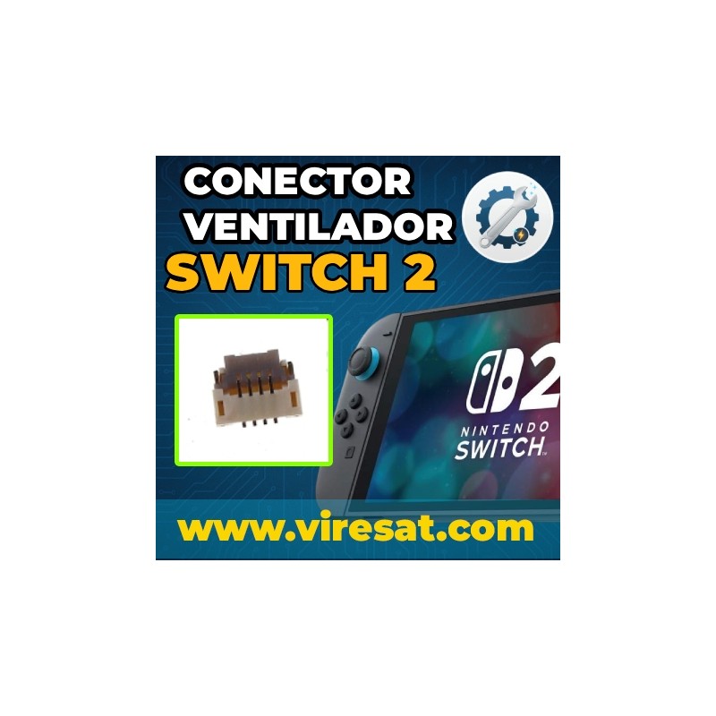 🌀 Reparar Conector Ventilador Roto Nintendo Switch 2
