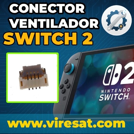🌀 Reparar Conector Ventilador Roto Nintendo Switch 2