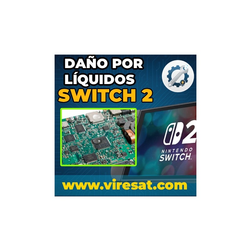 💦 Reparar Nintendo Switch 2 Mojada | Daños por Líquidos