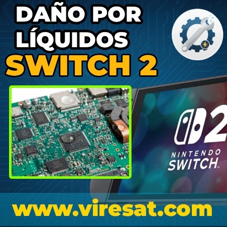 💦 Reparar Nintendo Switch 2 Mojada | Daños por Líquidos