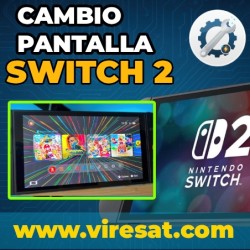 🖥️ Reparación Pantalla Nintendo Switch 2 | Cristal o Táctil Dañado