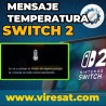 🔥 Reparación Nintendo Switch 2 | Se Calienta o Muestra Advertencia de Temperatura