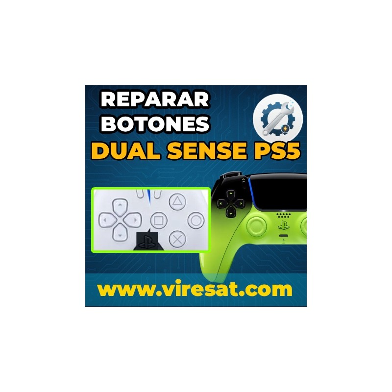 🎮 Reparar Botones DualSense PS5 | Cruceta, Triángulo, Cuadrado, Círculo, X, PS