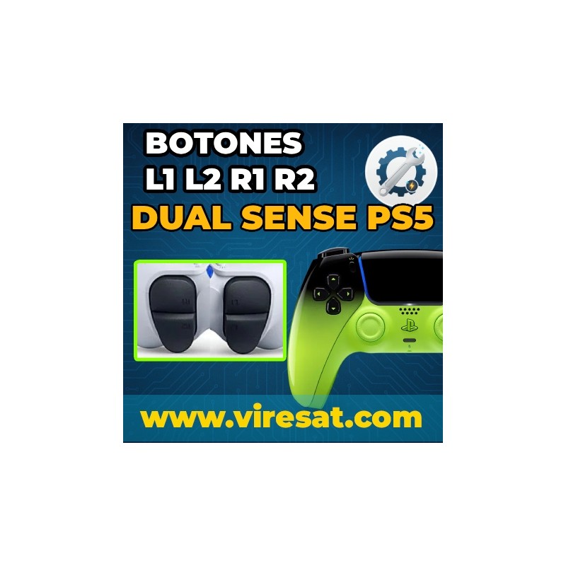 🎮 Sustituir Gatillos DualSense PS5 | L1 R1 R2 L2 | Muelle o Sensor Roto
