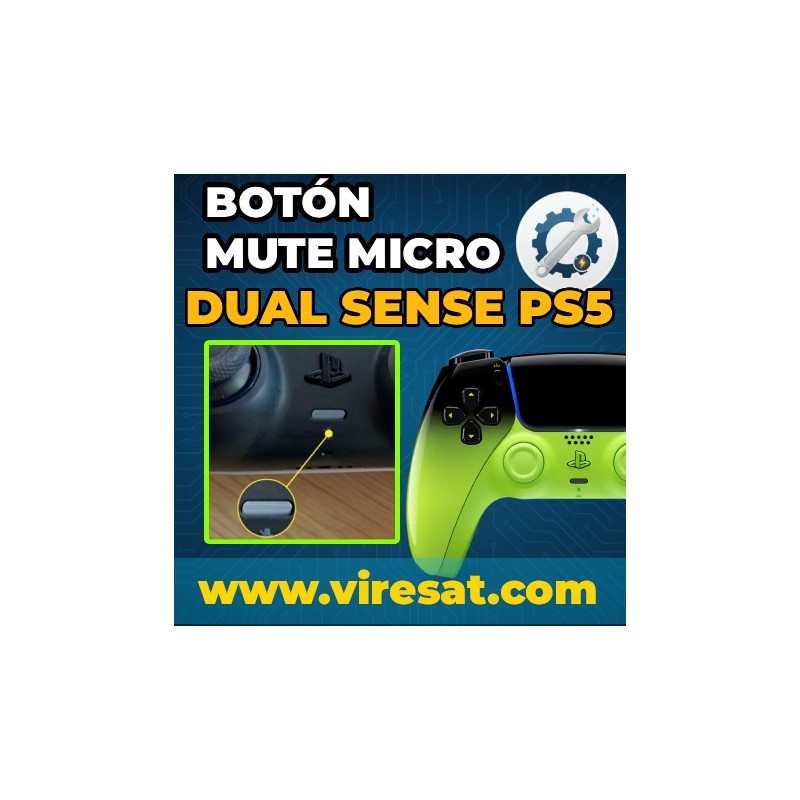 🔇 Reparar Botón Mute Micrófono DualSense PS5 | No Funciona o Atascado