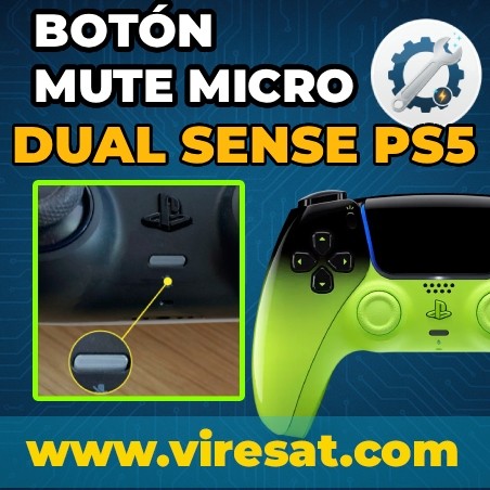 🔇 Reparar Botón Mute Micrófono DualSense PS5 | No Funciona o Atascado