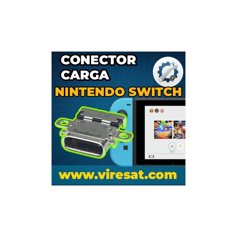 🔌 Reparación del Conector de Carga USB-C en Nintendo Switch