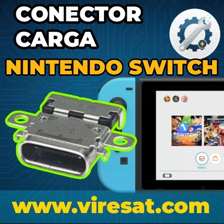 🔌 Reparación del Conector de Carga USB-C en Nintendo Switch