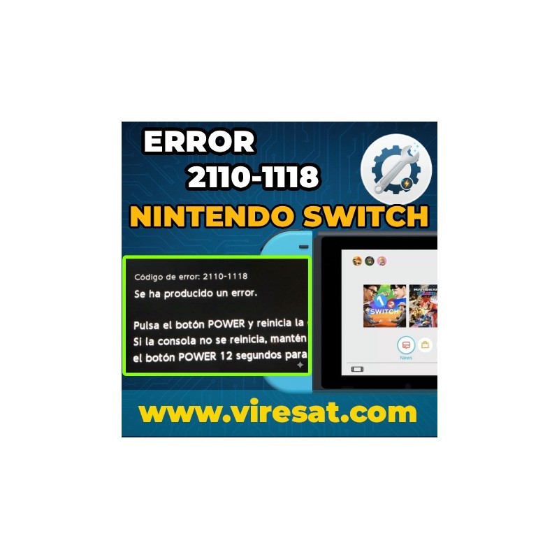 📡 Reparación Error 2110-1118 Switch V1 | No Conecta al Wi-Fi