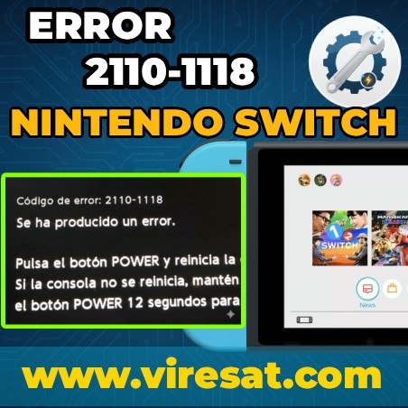 📡 Reparación Error 2110-1118 Switch V1 | No Conecta al Wi-Fi