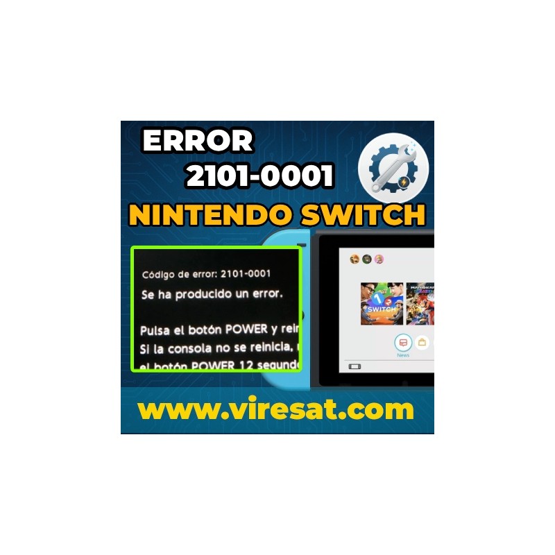 ⚠️ Reparación Error 2101-0001 Switch V1 | No Carga o Se Reinicia