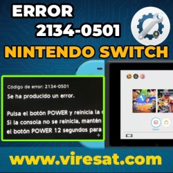 ⚠️ Reparación Error 2134-0501 Switch V1 | No Arranca o Se Bloquea