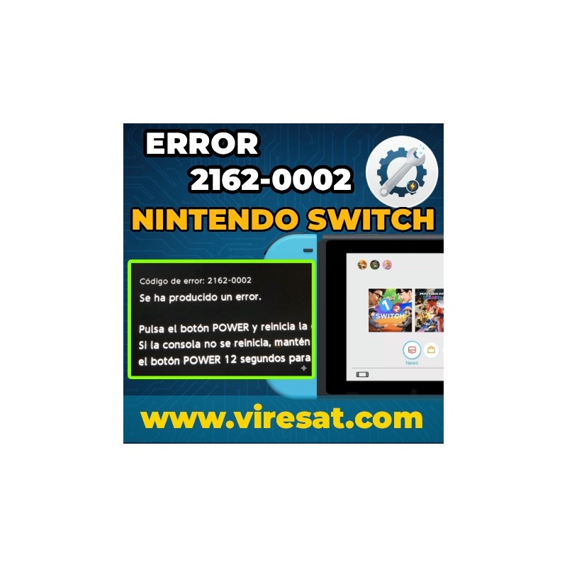 ⚠️ Reparación Error 2162-0002 Switch V1 | Pantalla Negra o Bloqueo