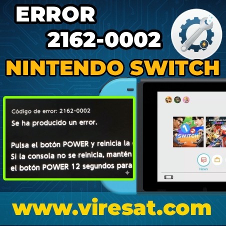 ⚠️ Reparación Error 2162-0002 Switch V1 | Pantalla Negra o Bloqueo