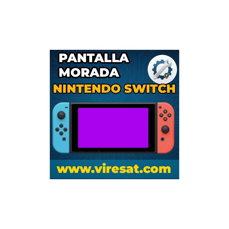🟣 Reparación Pantalla Morada Switch V1 | No Enciende o Error Gráfico