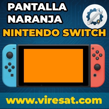 🟠 Reparación Pantalla Naranja Switch V1 | No Arranca o Se Congela