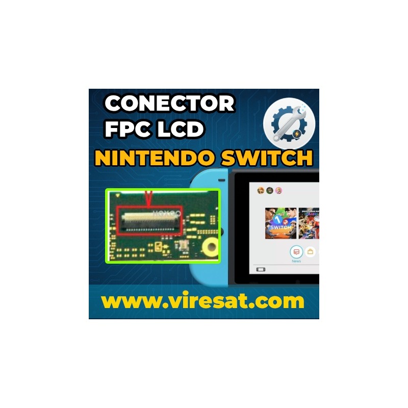📱 Reparación Conector FPC Pantalla Roto Switch V1
