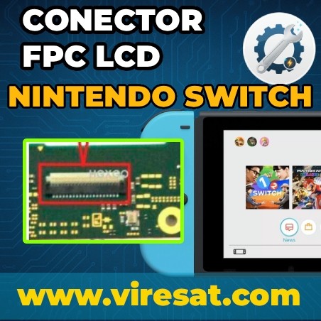 📱 Reparación Conector FPC Pantalla Roto Switch V1