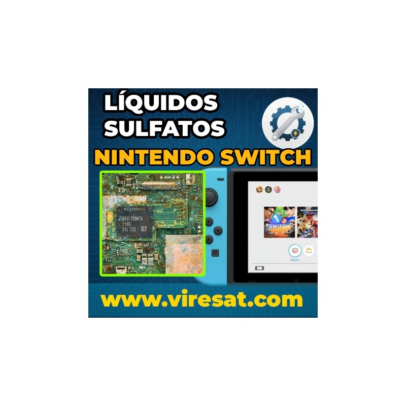 💦 Reparación Daños por Líquidos Nintendo Switch V1 | No Enciende