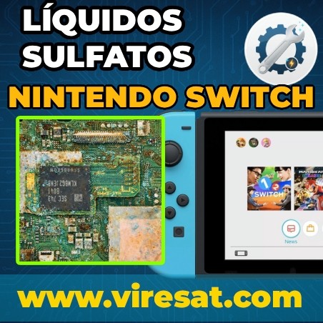 💦 Reparación Daños por Líquidos Nintendo Switch V1 | No Enciende