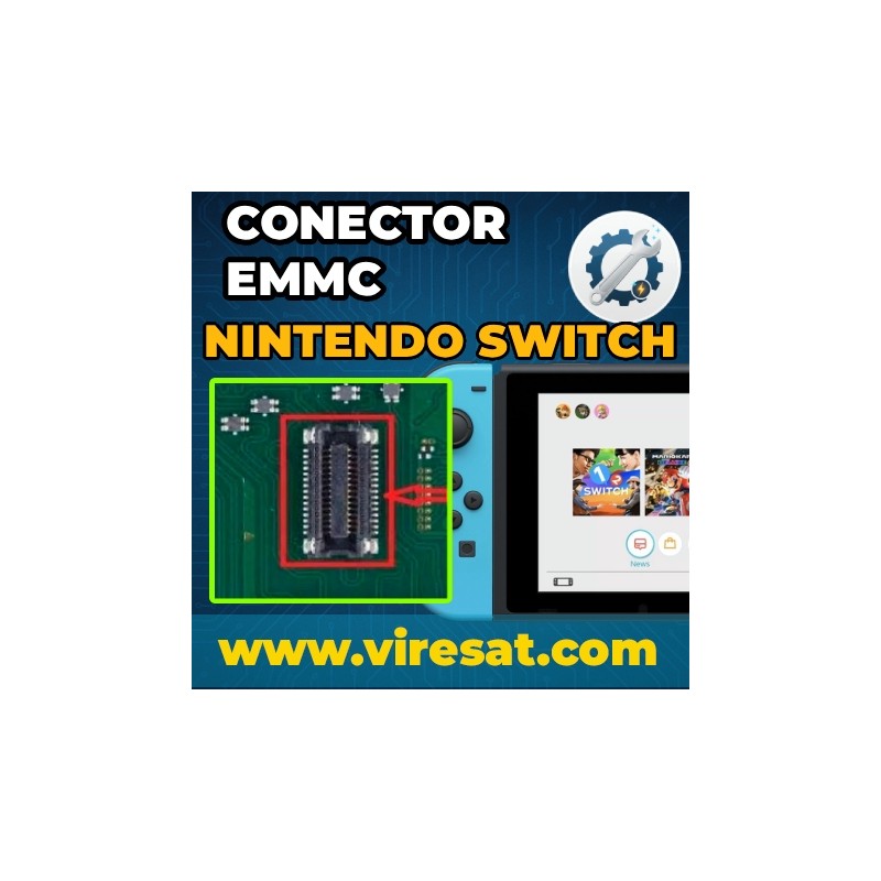 🔧 Reparación Conector Memoria eMMC Roto Switch V1 | No Arranca