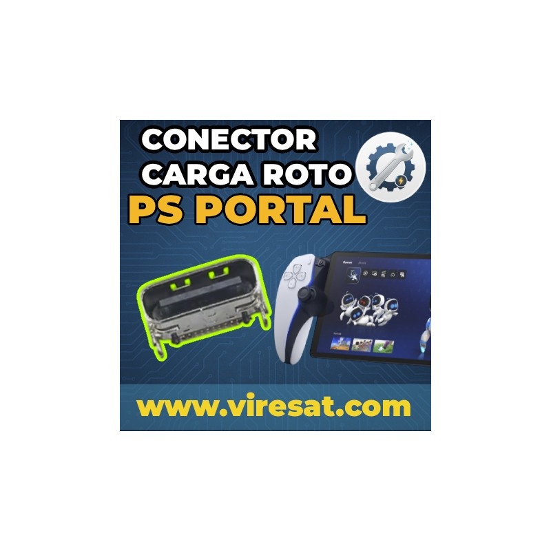🔌 Reparar Puerto USB-C PS Portal | No Carga o Sin Conexión