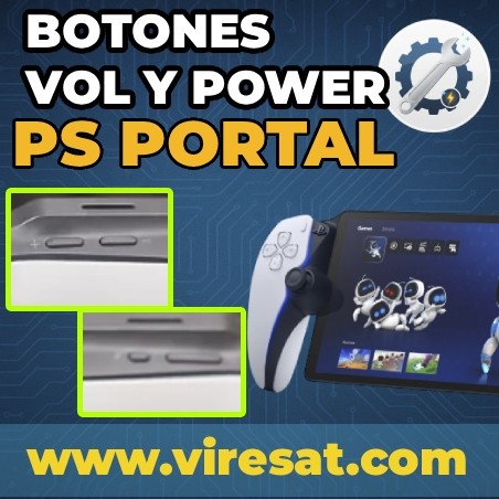 🔘 Reparar Botón Encendido y Volumen PS Portal | No Responde o Está Roto