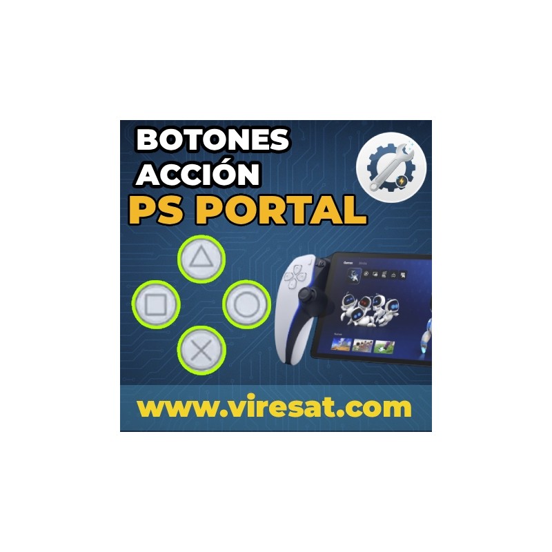 🎮 PS Portal – Reparación de Botones Frontales (✖️◯△⬜)