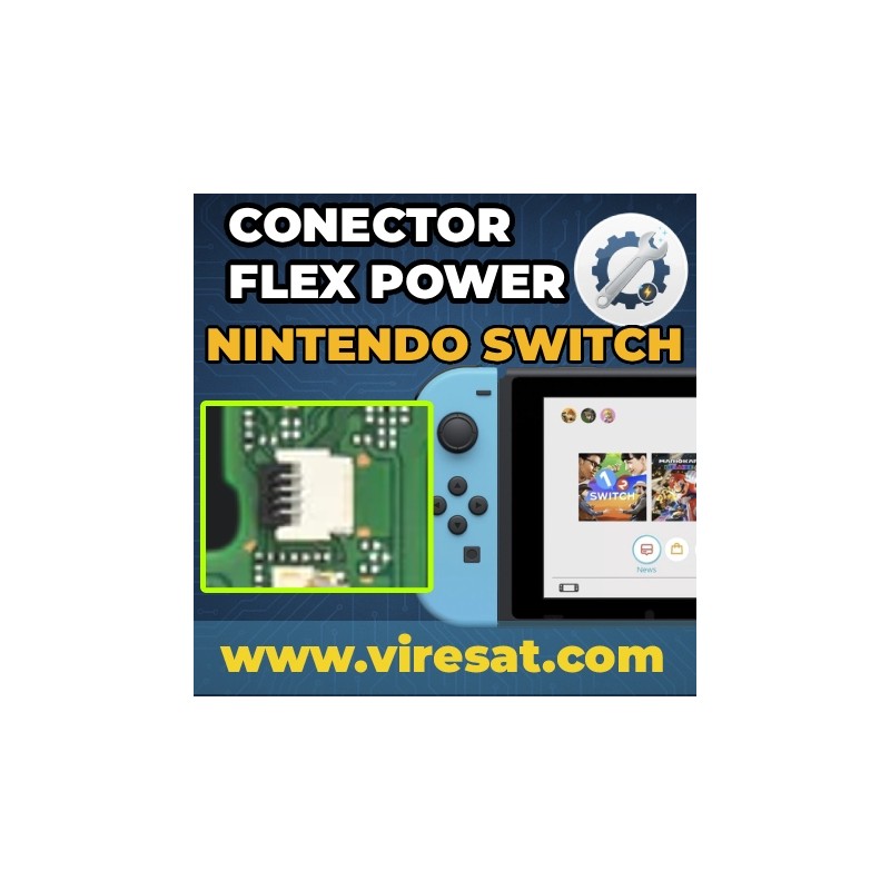 🔌 Reparación Conector Flex Encendido Roto Switch V1 | No Enciende