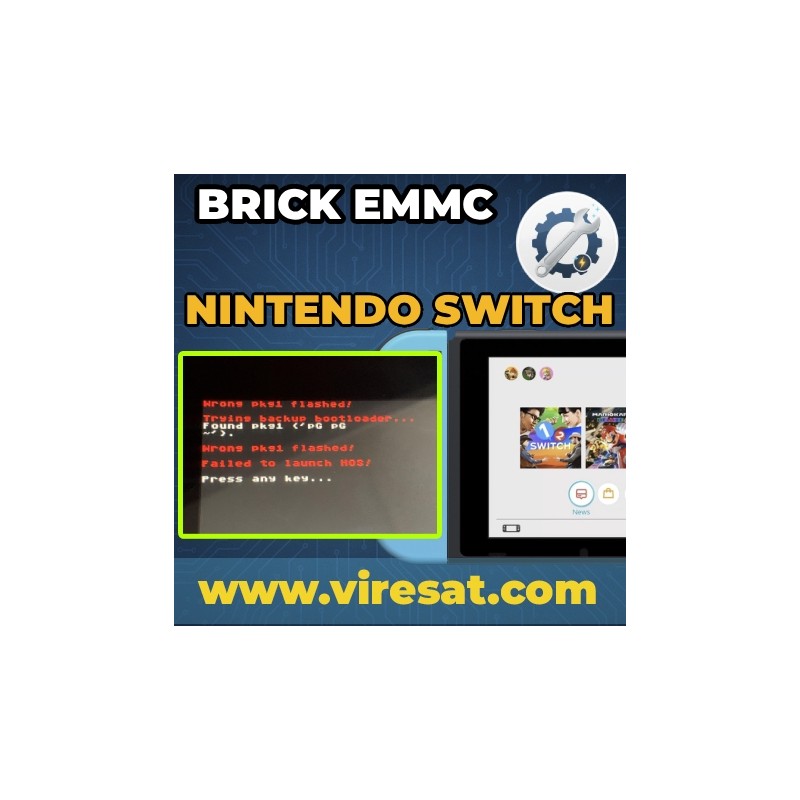 🛠 Reparación de Brick y Recuperación de NAND / eMMC en Nintendo Switch