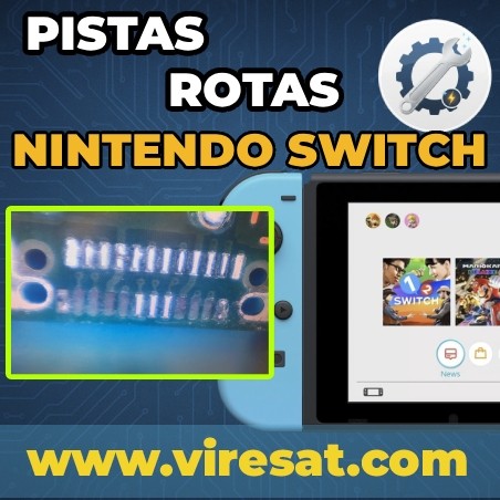 🛠 Reparación Pistas Rotas Switch V1 | Conectores y Puertos Dañados