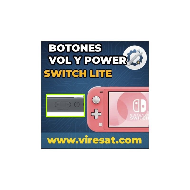 🔊 Reparación Botones Volumen/Encendido Switch Lite | Fallan