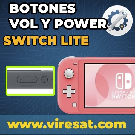 🔊 Reparación Botones Volumen/Encendido Switch Lite | Fallan